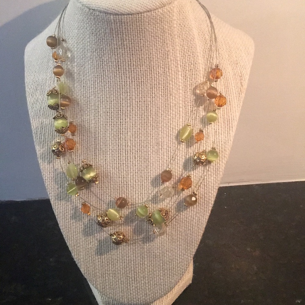Cute multi strand necklace